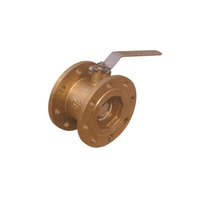 50mm Ball Brass Gate Valve Manual Tahan Cuaca Suhu Normal