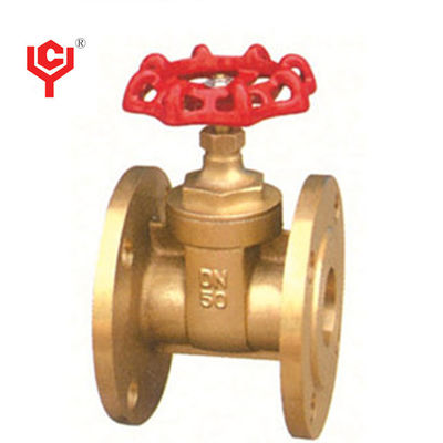 DN50 4 Inch Brass Gate Valve Flange Berakhir Manual Untuk Transformer