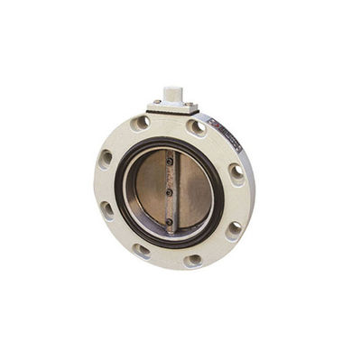 Katup Kupu-Kupu Eksentrik Vakum Stainless Steel 300mm Bulat Dengan Kunci