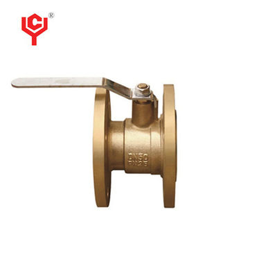 Manual 2 Inch Brass Gate Valve Ball 2 Way Flanged Untuk Cairan