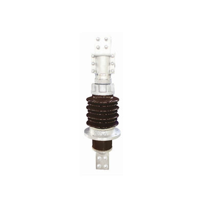 OEM Low Voltage Bushings Brown Porcelain Insulator 100amp Terhadap Suhu