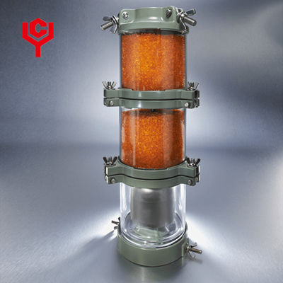 Flange Connection Orange Silica Gel Breather Dehydrating Transformer Tipe L